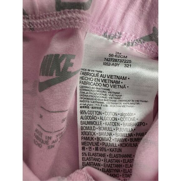 Nike Three-Piece Baby Set Bodysuit Pants Hooded Jacket Size 3M Cotton Blend - Picture 10 of 13